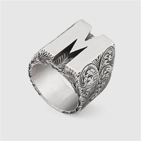 gucci ring letter|gucci ring from house of.